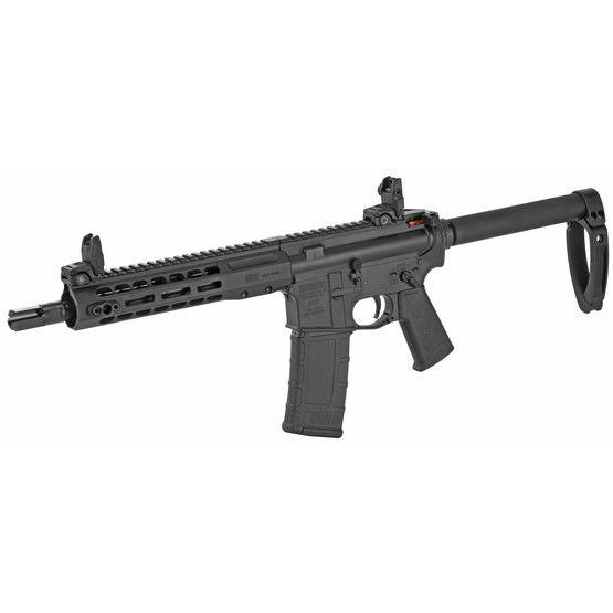 Barret 10.25in REC7 DI direct impingement 300 BLK AR pistol equipped with a Gearhead Works Tailhook arm brace